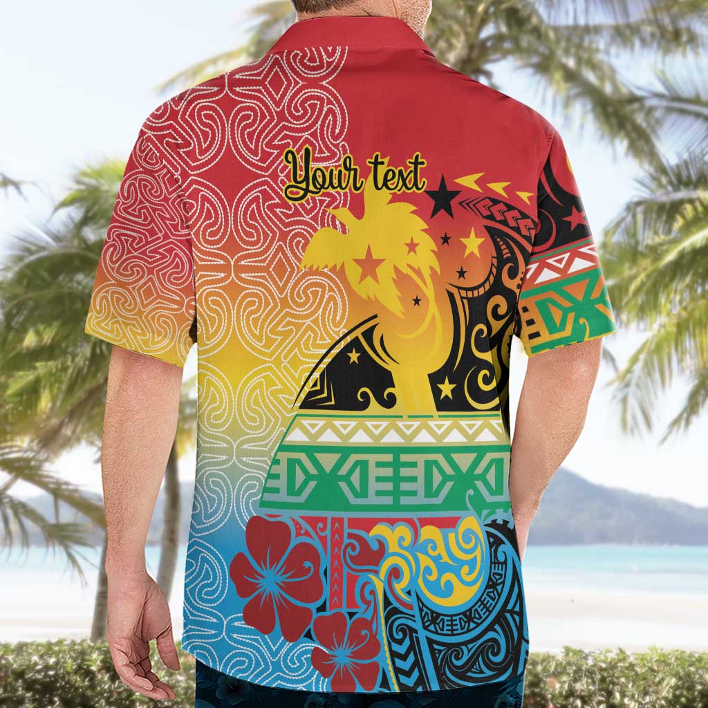 Personalised Torba PNG Day Hawaiian Shirt Oro Tapa Pattern - Polynesian Pride