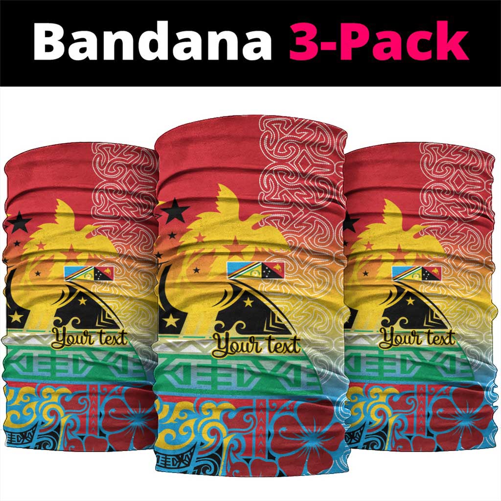 Personalised Torba PNG Day Neck Gaiter Oro Tapa Pattern LT9 package One Size: 25*50cm Green - Polynesian Pride