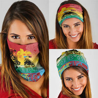 Personalised Torba PNG Day Neck Gaiter Oro Tapa Pattern LT9 - Polynesian Pride