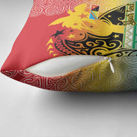 Personalised Torba PNG Day Pillow Cover Oro Tapa Pattern - Polynesian Pride