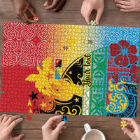 Personalised Torba PNG Day Puzzle Oro Tapa Pattern LT9 - Polynesian Pride