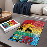 Personalised Torba PNG Day Puzzle Oro Tapa Pattern LT9 - Polynesian Pride