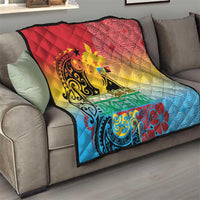 Personalised Torba PNG Day Quilt Oro Tapa Pattern LT9 - Polynesian Pride