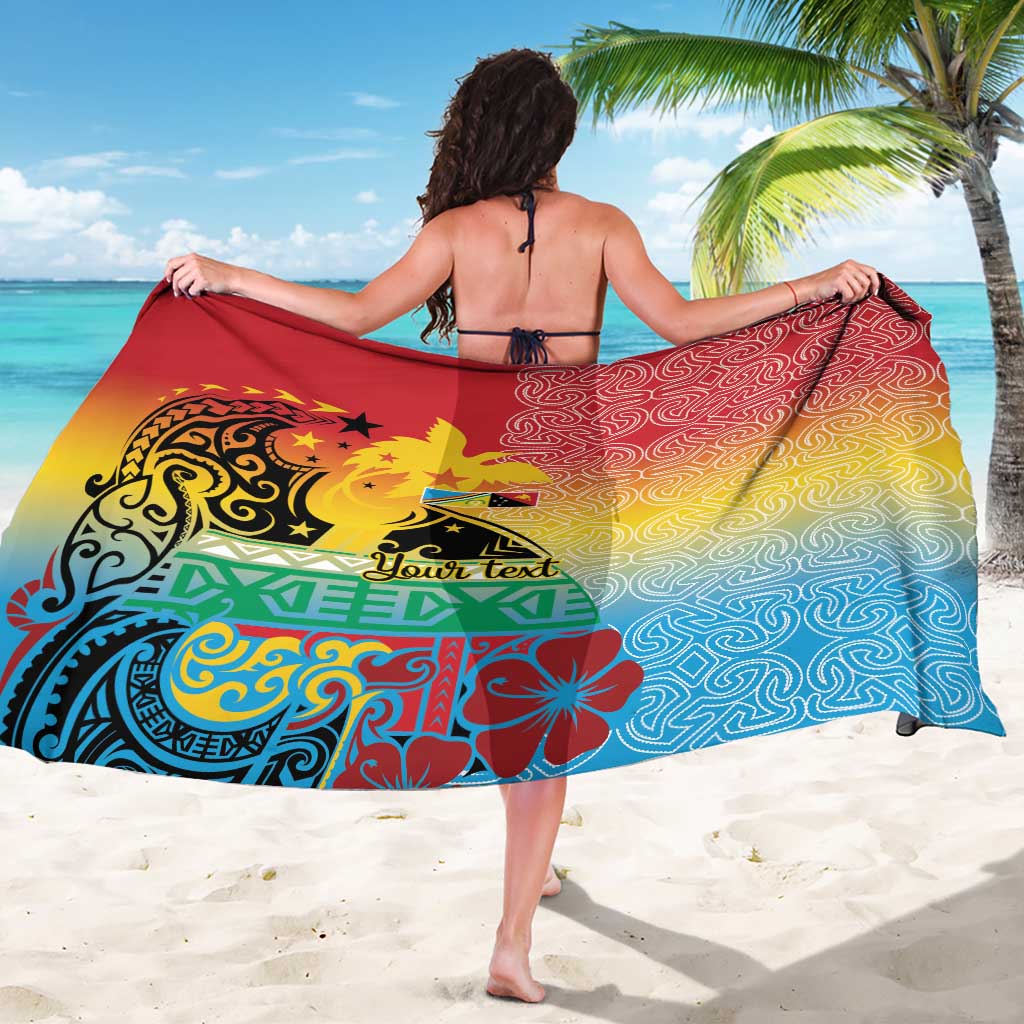 Personalised Torba PNG Day Sarong Oro Tapa Pattern LT9 - Polynesian Pride