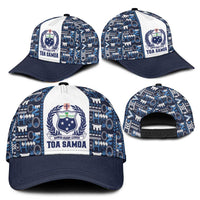 Samoan Warrior Island Heritage Classic Cap Ocean Island Geometry Blue Style LT9 - Polynesian Pride