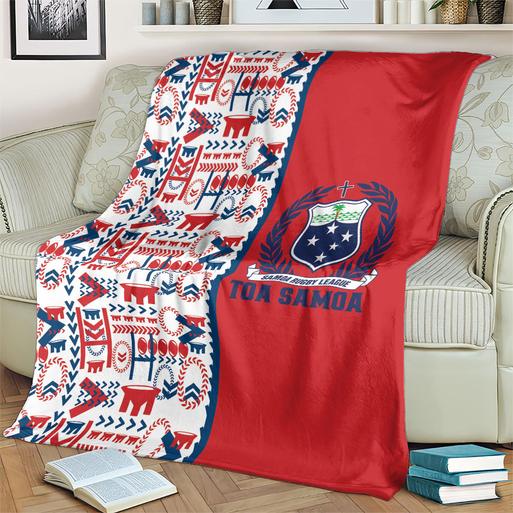 Samoan Warrior Island Heritage Blanket Ocean Island Geometry Red Style LT9 - Polynesian Pride