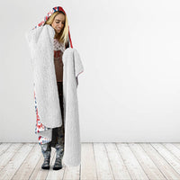 Samoan Warrior Island Heritage Hooded Blanket Ocean Island Geometry Red Style LT9 - Polynesian Pride