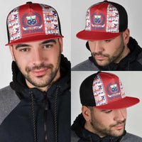 Samoan Warrior Island Heritage Mesh Trucker Cap Ocean Island Geometry Red Style LT9 - Polynesian Pride