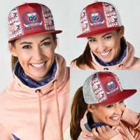 Samoan Warrior Island Heritage Mesh Trucker Cap Ocean Island Geometry Red Style LT9 - Polynesian Pride