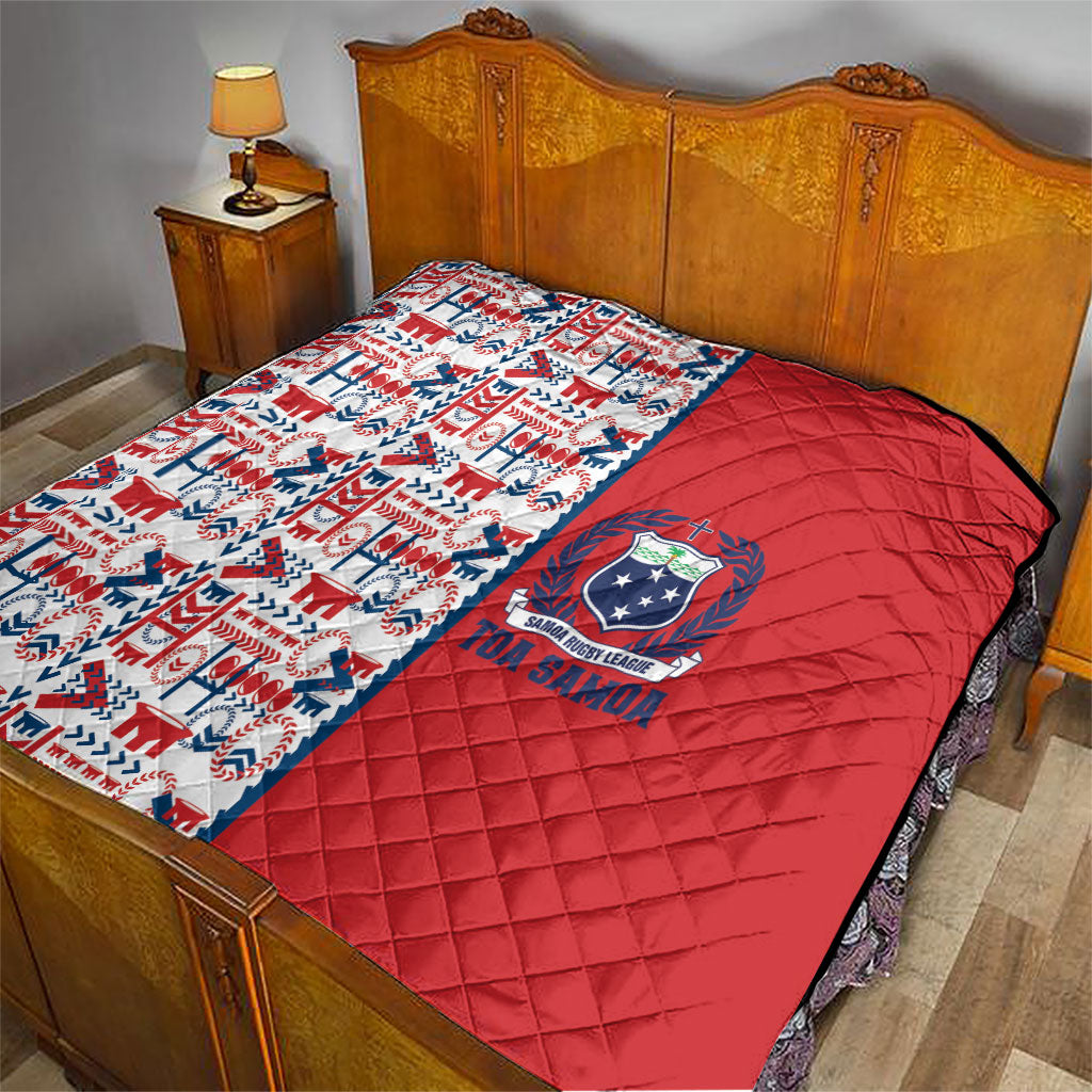 Samoan Warrior Island Heritage Quilt Ocean Island Geometry Red Style LT9 - Polynesian Pride