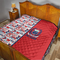 Samoan Warrior Island Heritage Quilt Ocean Island Geometry Red Style LT9 - Polynesian Pride
