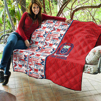 Samoan Warrior Island Heritage Quilt Ocean Island Geometry Red Style LT9 - Polynesian Pride