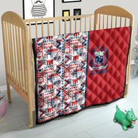 Samoan Warrior Island Heritage Quilt Ocean Island Geometry Red Style LT9 - Polynesian Pride
