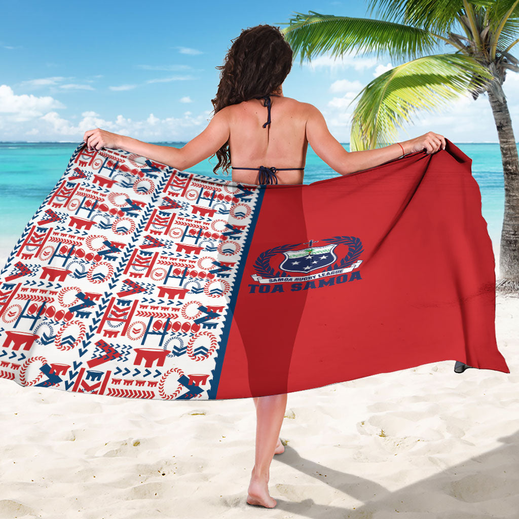 Samoan Warrior Island Heritage Sarong Ocean Island Geometry Red Style LT9 - Polynesian Pride