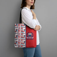 Samoan Warrior Island Heritage Tote Bag Ocean Island Geometry Red Style LT9 - Polynesian Pride