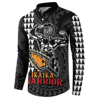 Aloha Spirit Ikaika Warrior Helmet Button Sweatshirt LT9 - Polynesian Pride