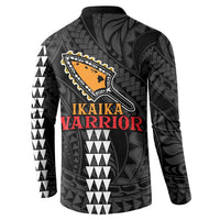 Aloha Spirit Ikaika Warrior Helmet Button Sweatshirt LT9 - Polynesian Pride