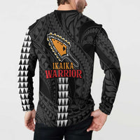 Aloha Spirit Ikaika Warrior Helmet Button Sweatshirt LT9 - Polynesian Pride