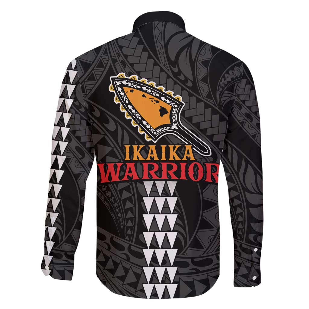 Aloha Spirit Ikaika Warrior Helmet Family Matching Mermaid Dress and Hawaiian Shirt