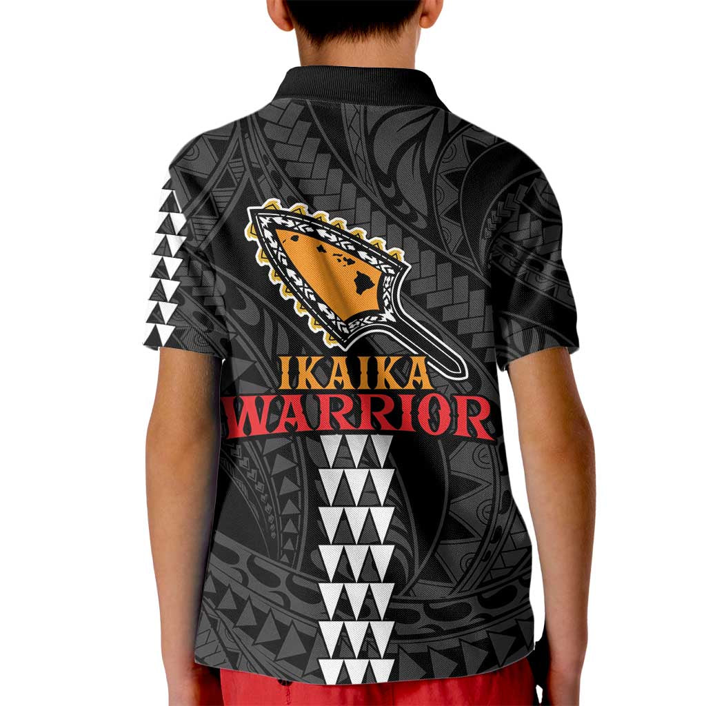 Aloha Spirit Ikaika Warrior Helmet Kid Polo Shirt LT9 - Polynesian Pride