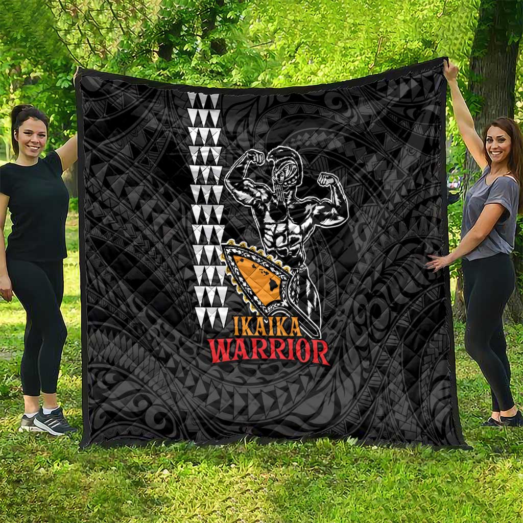 Aloha Spirit Ikaika Warrior Helmet Quilt LT9 - Polynesian Pride