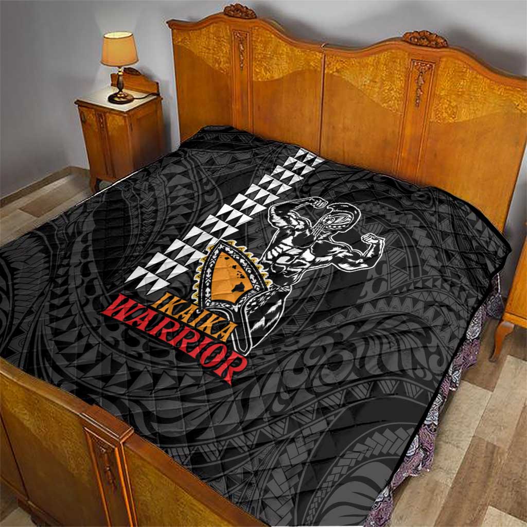 Aloha Spirit Ikaika Warrior Helmet Quilt LT9 - Polynesian Pride