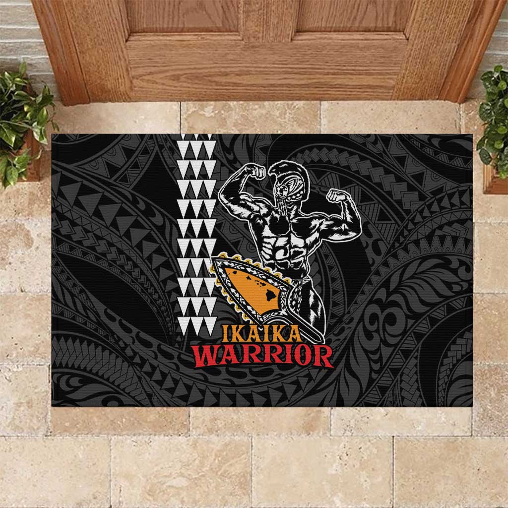 Aloha Spirit Ikaika Warrior Helmet Rubber Doormat