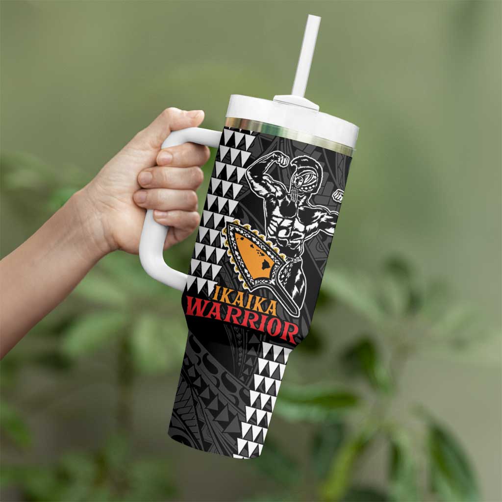 Aloha Spirit Ikaika Warrior Helmet Tumbler With Handle