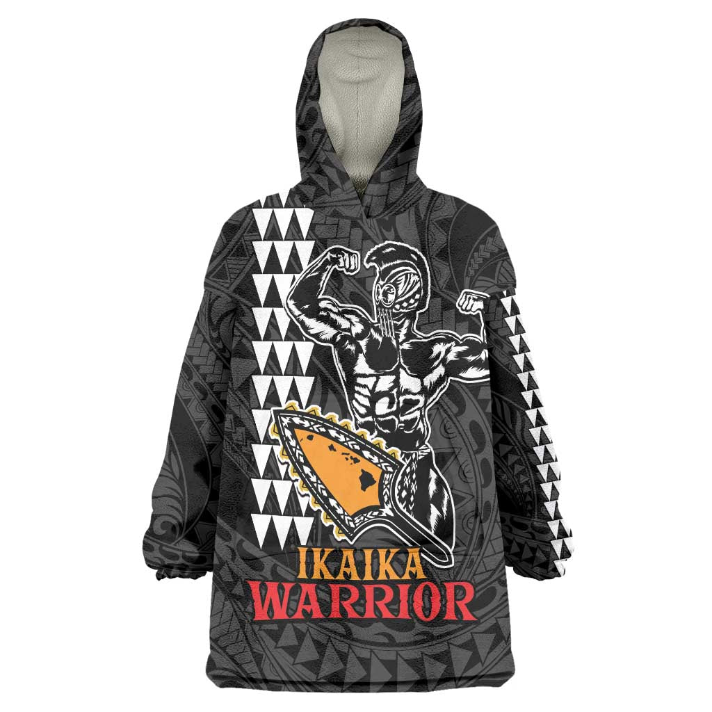 Aloha Spirit Ikaika Warrior Helmet Wearable Blanket Hoodie