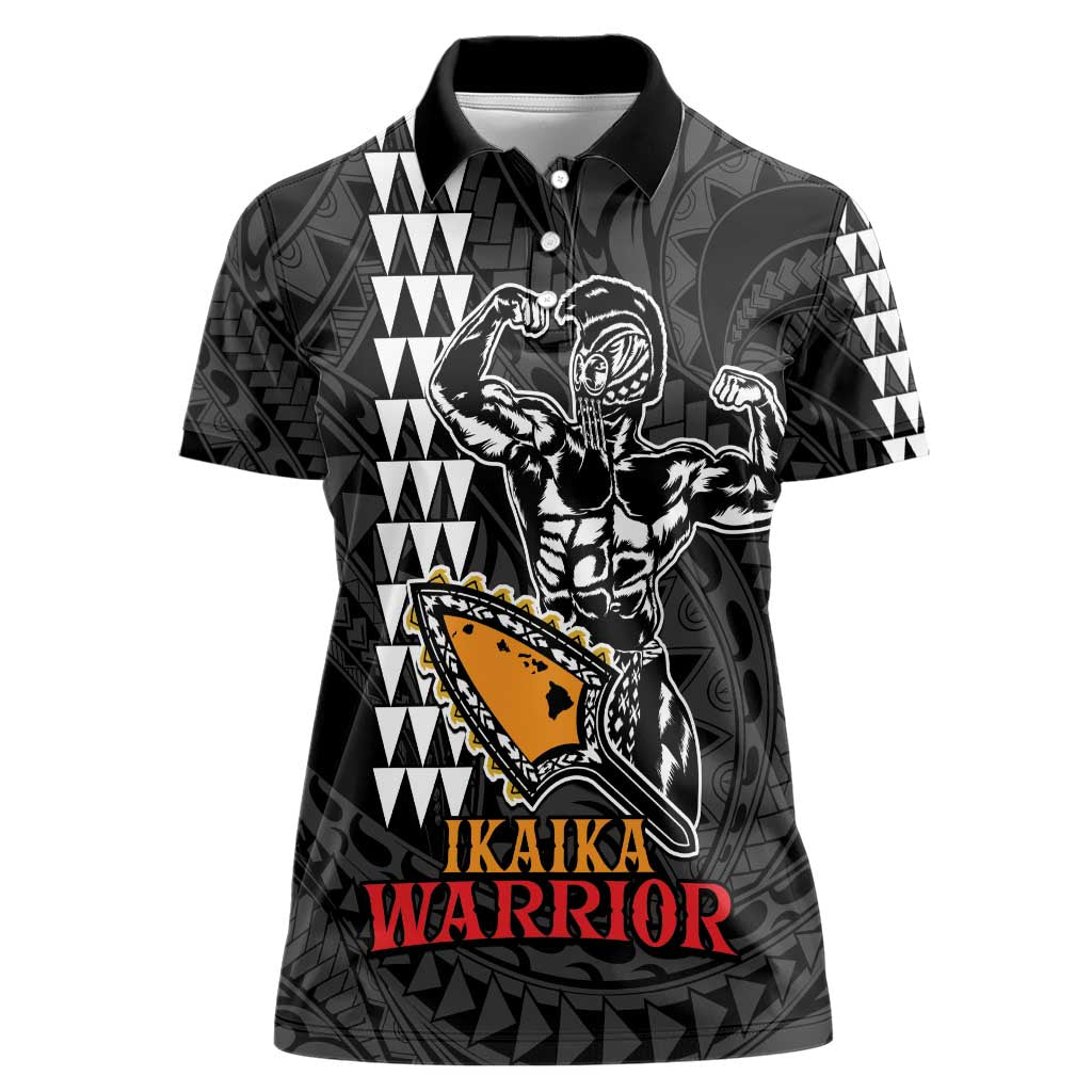 Aloha Spirit Ikaika Warrior Helmet Women Polo Shirt