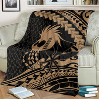 Ikaika Hawaiian Mythic Koa Tribal Warrior Blanket LT9 - Polynesian Pride