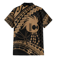 Ikaika Hawaiian Mythic Koa Tribal Warrior Family Matching Mermaid Dress and Hawaiian Shirt