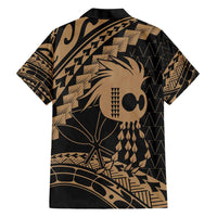 Ikaika Hawaiian Mythic Koa Tribal Warrior Family Matching Short Sleeve Bodycon Dress and Hawaiian Shirt LT9 - Polynesian Pride