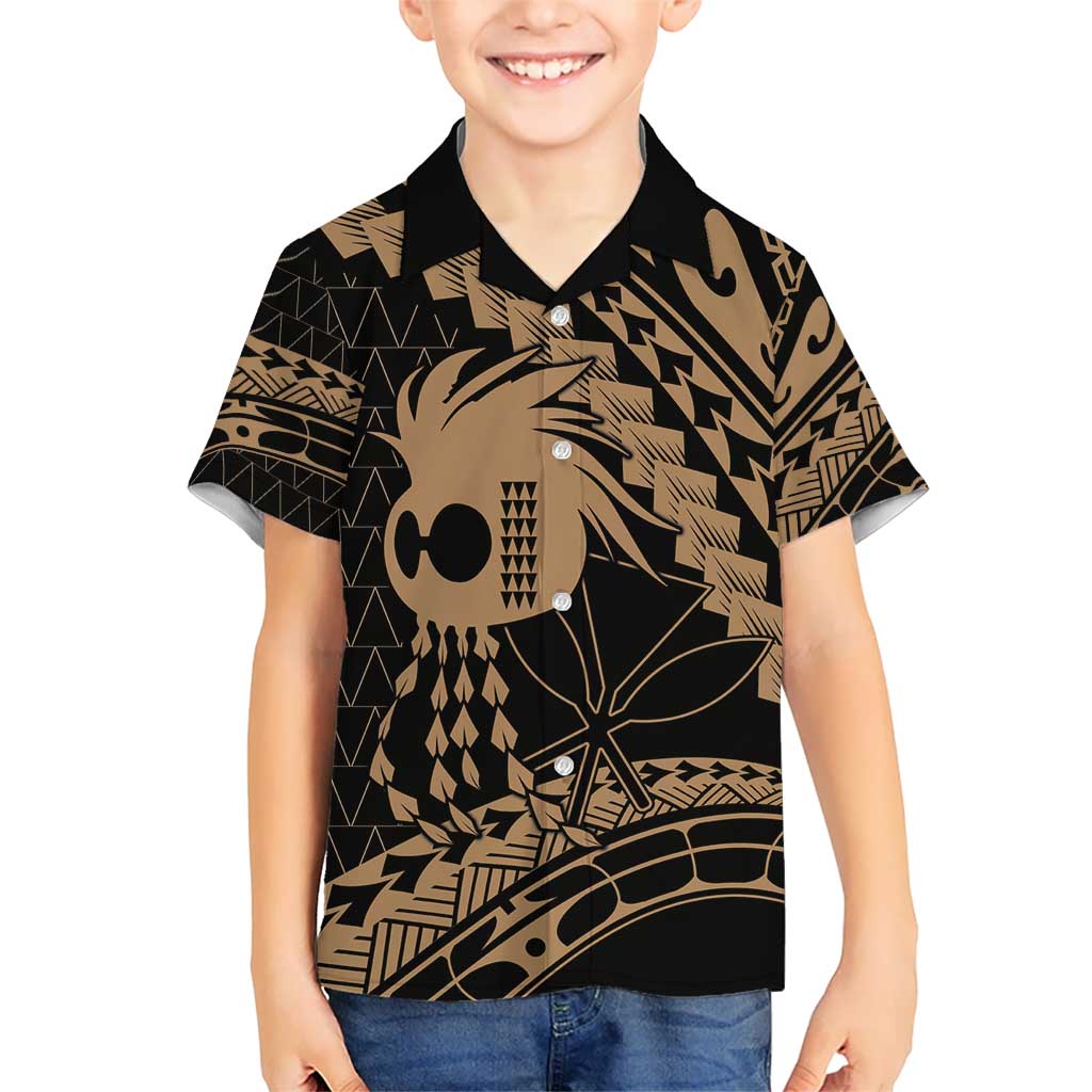 Ikaika Hawaiian Mythic Koa Tribal Warrior Hawaiian Shirt