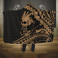 Ikaika Hawaiian Mythic Koa Tribal Warrior Hooded Blanket LT9 - Polynesian Pride