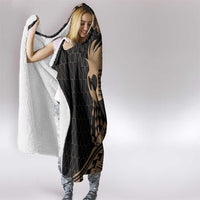 Ikaika Hawaiian Mythic Koa Tribal Warrior Hooded Blanket LT9 - Polynesian Pride