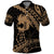 Ikaika Hawaiian Mythic Koa Tribal Warrior Polo Shirt