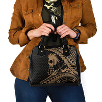 Ikaika Hawaiian Mythic Koa Tribal Warrior Shoulder Handbag LT9 - Polynesian Pride