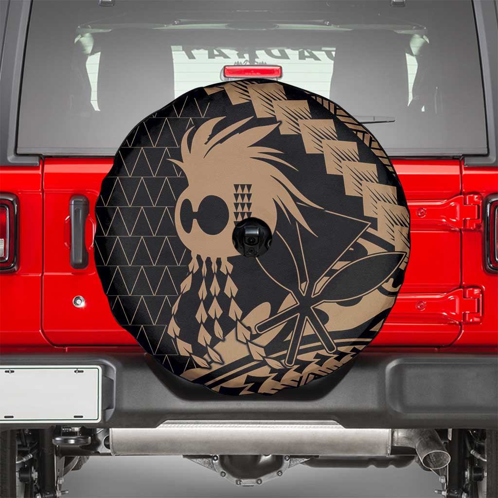 Ikaika Hawaiian Mythic Koa Tribal Warrior Spare Tire Cover