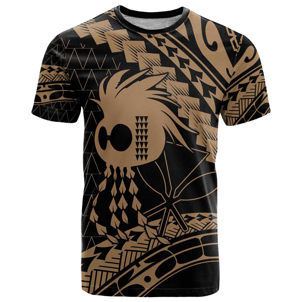 Ikaika Hawaiian Mythic Koa Tribal Warrior T Shirt