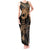 Ikaika Hawaiian Mythic Koa Tribal Warrior Tank Maxi Dress