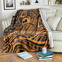 Koa Ikaika Warrior Helmet with Shark Blanket Gold Kakau Style