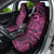 Koa Ikaika Warrior Helmet with Shark Car Seat Cover Pink Kakau Style