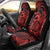 Koa Ikaika Warrior Helmet with Shark Car Seat Cover Red Kakau Style