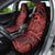 Koa Ikaika Warrior Helmet with Shark Car Seat Cover Red Kakau Style