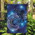 North Island Kokako and South Island Kokako Garden Flag New Zealand Native Bird with Galaxy Vibe