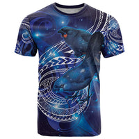 North Island Kokako and South Island Kokako T Shirt New Zealand Native Bird with Galaxy Vibe LT9 Galaxy - Polynesian Pride