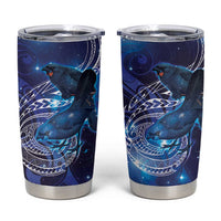 North Island Kokako and South Island Kokako Tumbler Cup New Zealand Native Bird with Galaxy Vibe LT9 Galaxy - Polynesian Pride