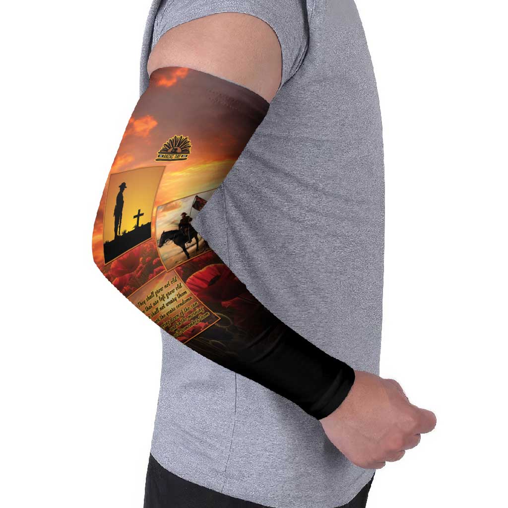 ANZAC Day Film Reel Lest We Forget Arm Sleeves Australia NZ Memorial