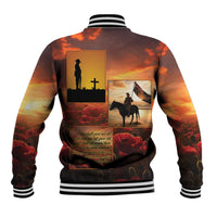 ANZAC Day Film Reel Lest We Forget Baseball Jacket Australia NZ Memorial